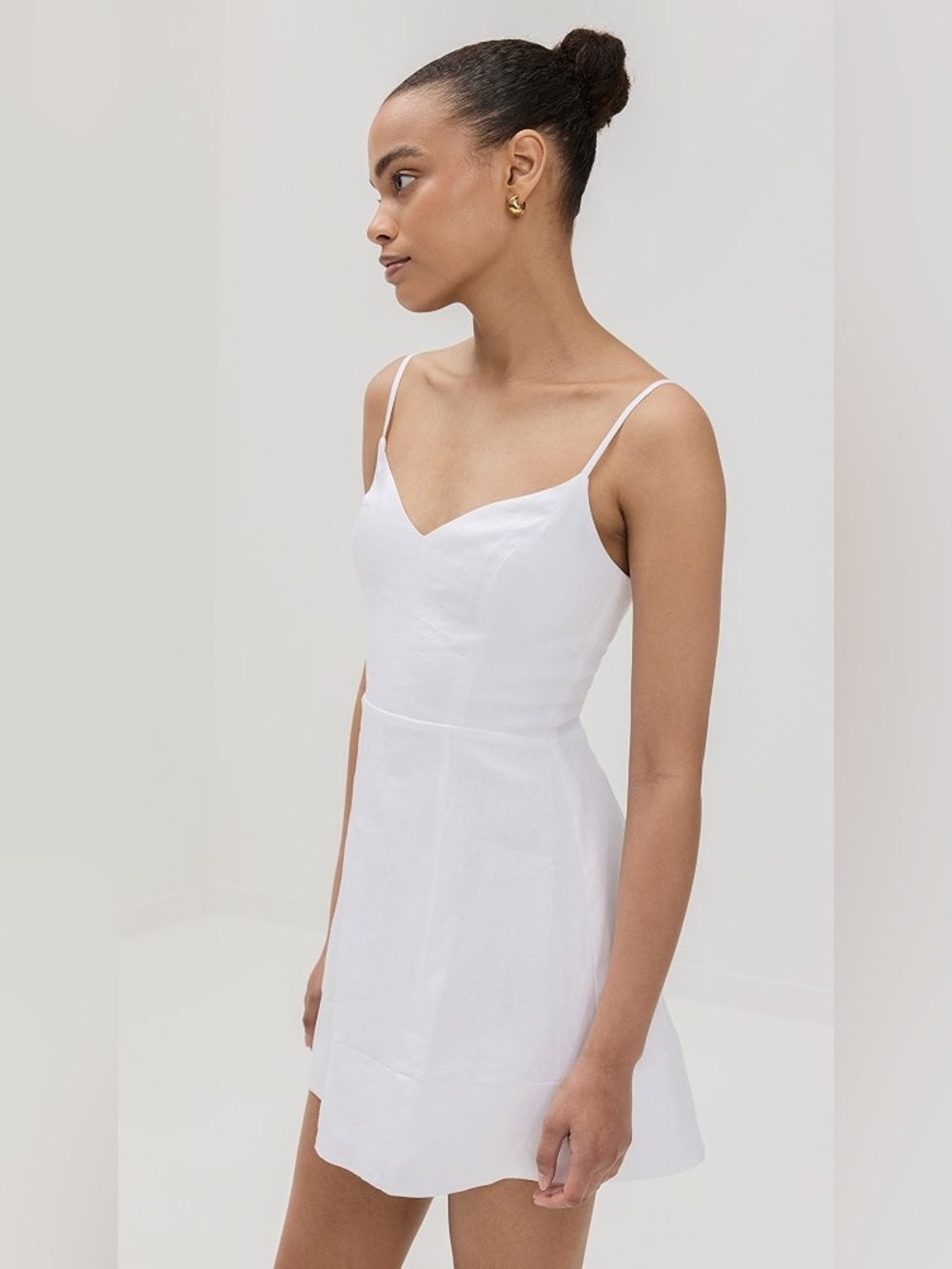 Reformation Holt Linen A-Line Dress